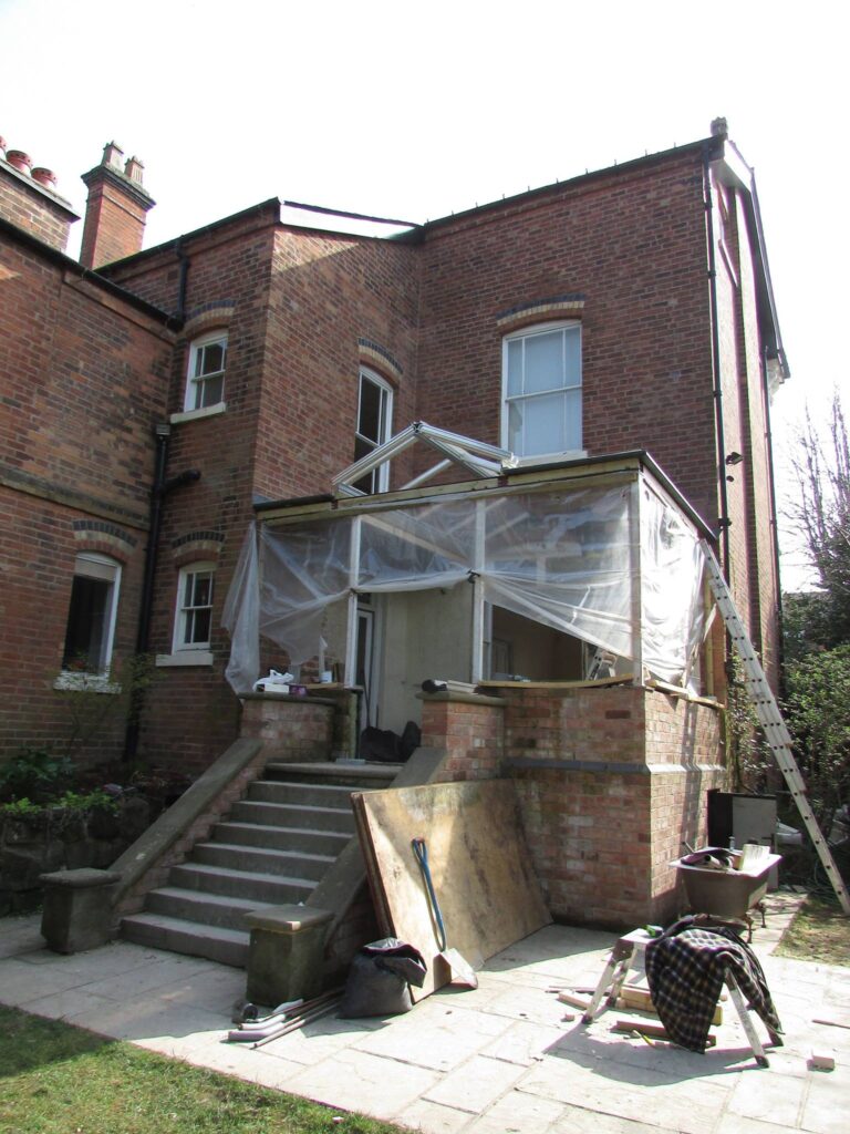 Rear Extension Orangerie in Moseley - Building